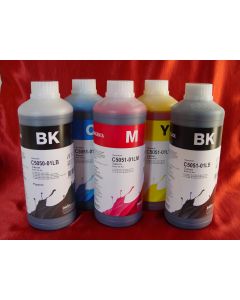 4 x 1 litr : InkTec dye,  black C5051-01LB,   magenta, cyan, yellow,  C5051-01LC/M/Y 